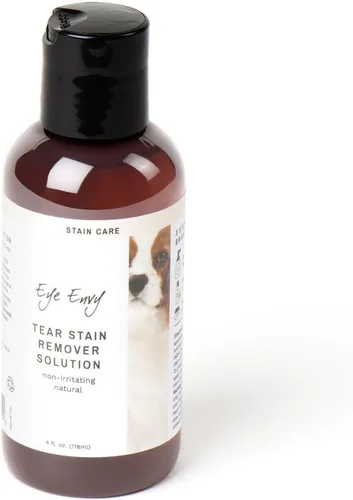 Vista 7 de Eye Envy Solución quitamanchas de lágrimas para perros. Suave, natural, segura. Limpia las manchas de lágrimas. Recomendado por criadores