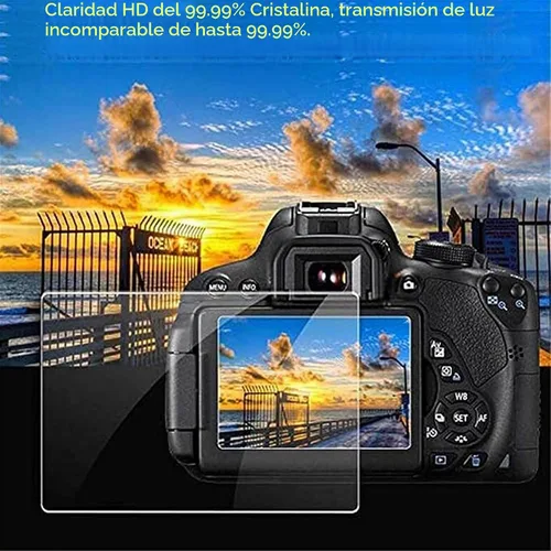 Vista 3 de PCTC Paquete de 3 protectores de pantalla para cámara digital Nikon D5300 D5500 D5600