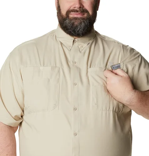 Vista 7 de Columbia Men's PFG Tamiami Ii UPF 40 Short Sleeve Fishing Shirt