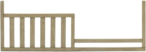 Vista 7 de Riel de seguridad de cama infantil para cunas convertibles Kingsley y Centennial, riel de madera maciza para conversión de cuna convertible a cama