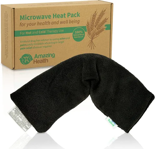 Vista 7 de Amazing Health - Bolsas de trigo para microondas, paquete de calor para microondas, con aroma a lavanda, almohadilla térmica para microondas, trigo