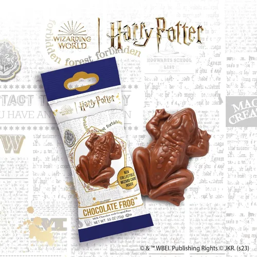 Vista 2 de Harry Potter Rana de chocolate y tarjeta coleccionable, 0.55 onzas, (paquete de 2)
