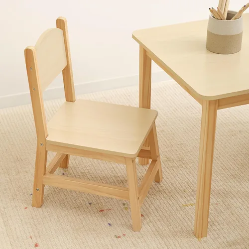 Vista 6 de Mesa y sillas para niños, fácil de limpiar, mesa para niños