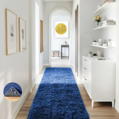 Vista 129 de Ophanie - Alfombras para sala de estar, antideslizante y suave, de felpa grandes y peludas para dormitorio, peludas para niños y niñas, decoración