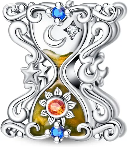 Vista 195 de KUNSIR Los abalorios se adaptan a pulseras Pandora para mujer, plata de ley 925, cuentas colgantes de joyería para niñas, dijes de feliz cumpleaños