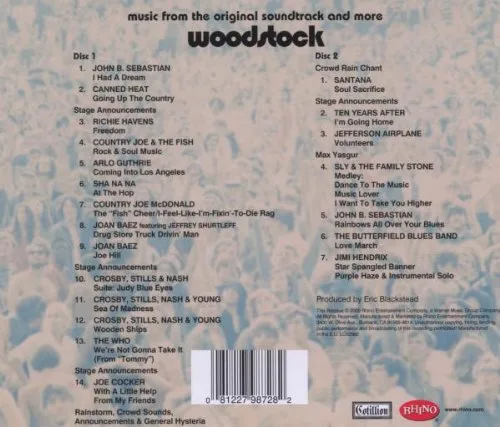 Vista 2 de Música de Woodstock de la banda sonora original y más