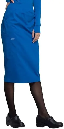 Vista 7 de Scrubs Uniform Skirt Workwear Professionals, Rib-Knit Waist, Soft Stretch WW510