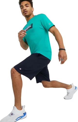 Vista 3 de Champion Pantalones cortos de algodón para hombre, 100% algodón, pantalones cortos deportivos, 7 y 9 pulgadas