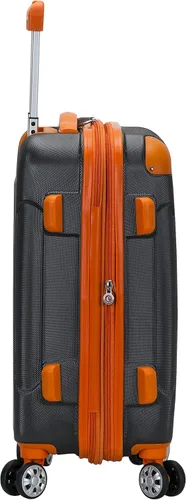 Vista 2 de Rockland London Equipaje con carcasa rígida con ruedas, Carbón), F190-CHARCOAL