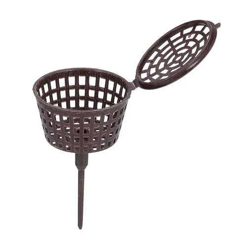 Vista 3 de Cesta de fertilizante, caja de fertilizante de bonsái de 20 piezas con tapa para plantas en maceta para plantar fertilización