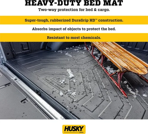 Vista 2 de Husky Liners Forro de cama personalizado Compatible con Ford F-150 2015-2024 (78.9 Bed) 1 pieza Negro - 16009