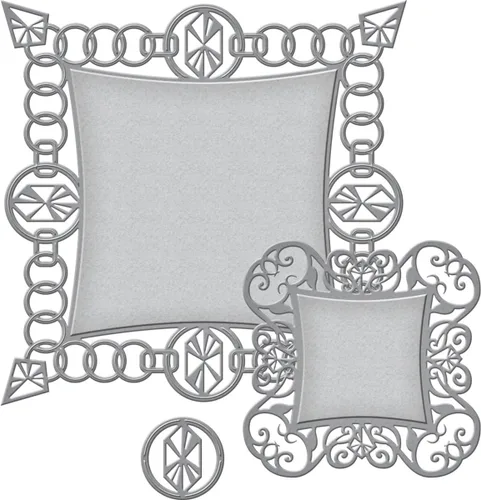Vista 2 de Spellbinders Card Creator Jewels Rebel Rose Grabado/Obleas finas Troqueles