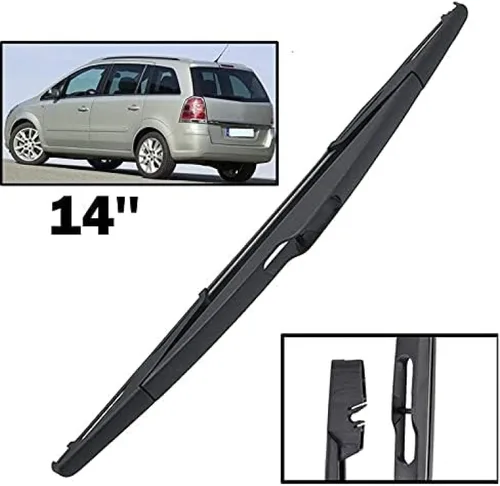 Vista 2 de Rear wiper blade 14" for Opel for Zafira B Mk2 2005 2006 2007 2008 2009 2010 2011 Car rear windshield wiper rear wiper blade