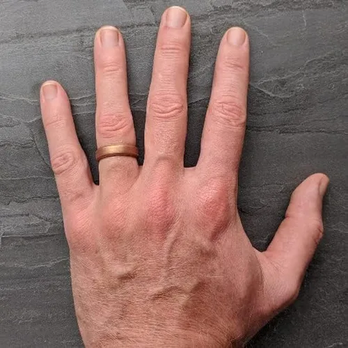 Vista 5 de Knot Theory - Anillo de boda de silicón para hombres y mujeres Anillos de goma finos de calidad superior con gran estilo, comodidad son ideales