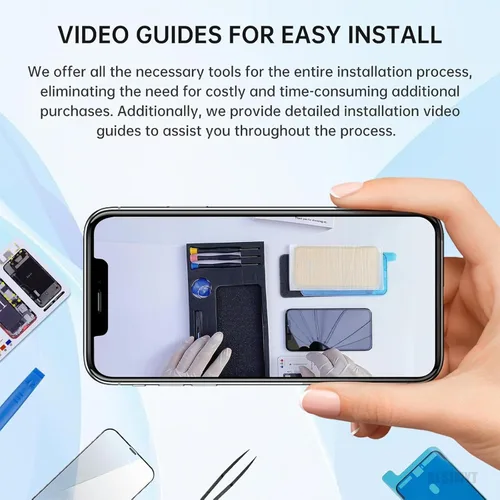 Vista 6 de Pantalla de repuesto para iPhone 11 con altavoz LCD de 6.1 pulgadas 3D Touch Digitizer Display Full Assembled Proximity Sensor Repair Front Glass