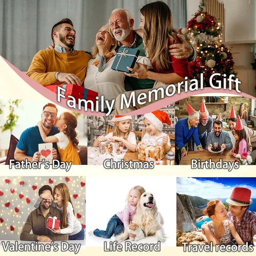 Vista 6 de Llavero personalizado con imagen grabado personalizado fototextoetiqueta de perro llaveros para regalos de familia, hombres, novio