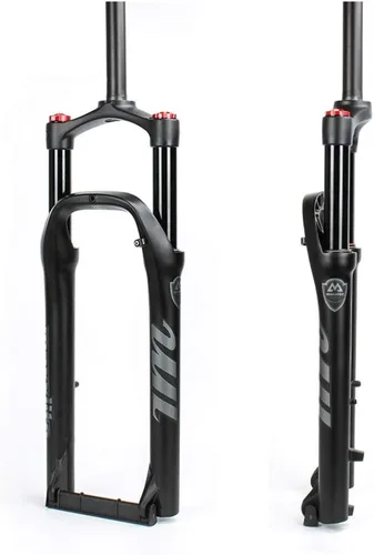 Vista 3 de Syvrac Tenedor de aire gordo para bicicleta de 26 pulgadas, tubo de dirección de 1-1/8 pulgadas, tubo de dirección de 5.315 in, tubo
