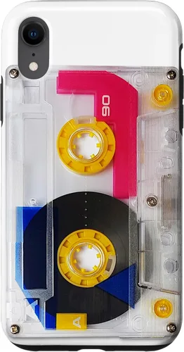 Vista 24 de iPhone 12/12 Pro Vintage Cassette Tape Retro 80s 90s Music Mixtape Case