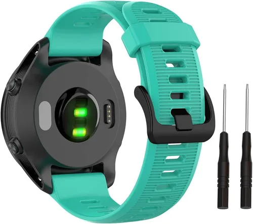 Vista 14 de ISABAKE Correa de reloj para Garmin Forerunner 935/945/955/965/745, pulsera de repuesto de silicona de 0.866 in para Fenix 5 Plus/Fenix 6