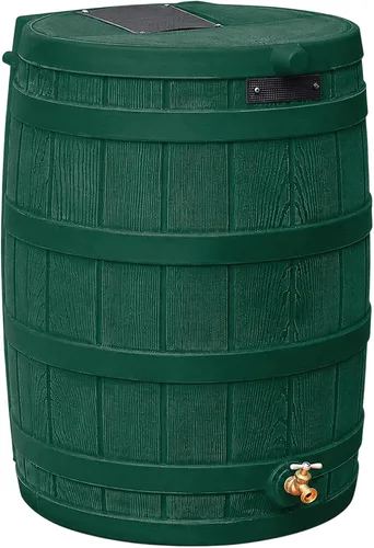 Vista 10 de Good Ideas Rain Wizard - Barril de recolección de agua, 50 galones, caqui
