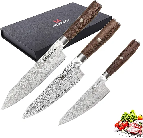 Vista 8 de Cuchillo de chef de 6 pulgadas, cuchillos de cocina, deshuesado de acero inoxidable alemán de alto carbono, cuchillo profesional para carne, aves