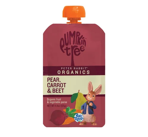 Vista 9 de Peter Rabbit Organics Puré de Frutas Manzana Uva, 4 oz