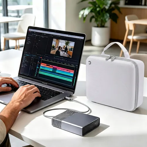 Vista 9 de Comecase Funda de disco duro de escritorio para expansión Seagate y para WD Blanco