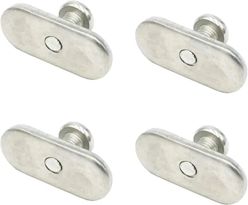 Vista 8 de 4 Pcs Rail Track Screws Track Nuts Boat Kayak Rail Slide Track Fitting