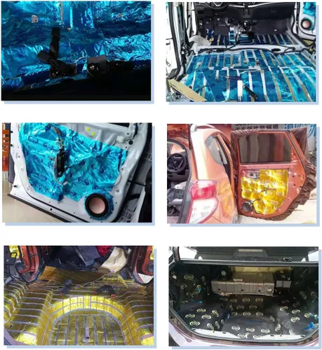 Vista 4 de Ruilogod 78mil 4sqft Sound Deadener Car Heat Insulation Damping Mat Stop Road Noise