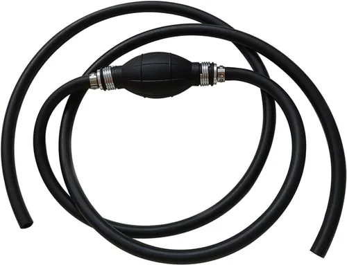 Vista 9 de Línea de combustible para barcos de 3/8 pulgadas 6 pies con bombilla de cebador, conjunto de línea de combustible trenzada de nailon 3/8" 10mm