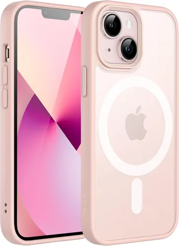 Vista 23 de JETech Funda magnética mate para iPhone 13, color negro