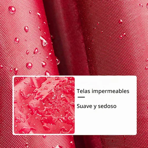 Vista 3 de haozaikeji Impermeable para motocicleta para dos, impermeable, con capucha, capa de lluvia, movilidad, scooter, poncho de lluvia al aire libre Azul