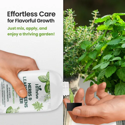 Vista 5 de Fertilizante líquido de 16 onzas para huerto – Hace 24 galones de fertilizante de jardín para verduras al aire libre – Hierbas y verduras de hoja