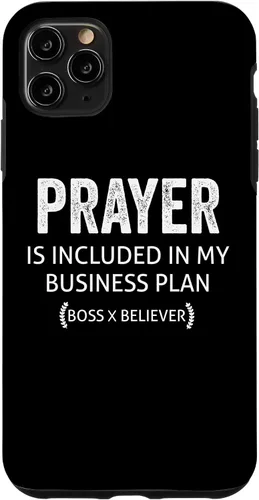 Vista 11 de La oración del iPhone 15 está incluida en el caso My Business Plan Boss Believer