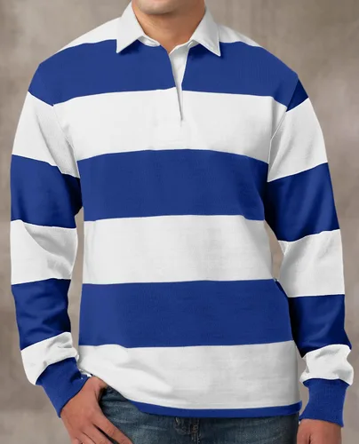 Vista 3 de Buy Cool Shirts Polo de rugby de manga larga para hombre