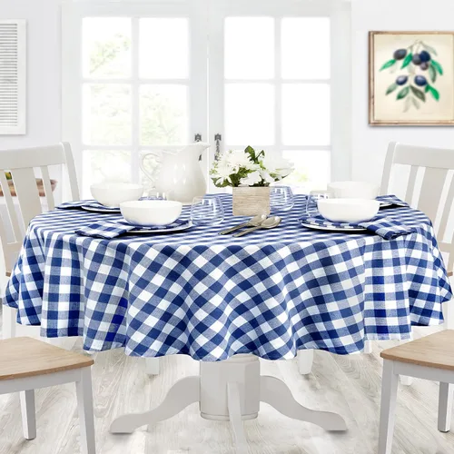 Vista 37 de Home Bargains Plus Country Rustic Buffalo - Juego de 4 manteles individuales de algodón a cuadros, color negro, a cuadros, de fácil cuidado