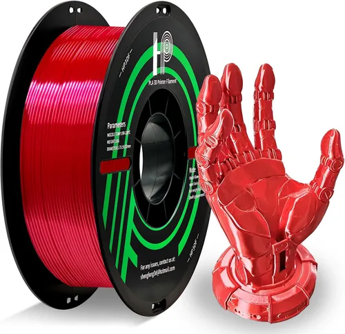 Vista 19 de HP3DF Filamento PLA de Doble Color, Filamento de Seda Brillante Azul Rosa para Impresora 3D, Filamento PLA de 1.75mm, precisión dimensional +