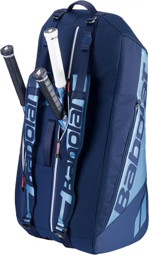 Vista 3 de Babolat Pure Drive - Soporte para raquetas, paquete de 6 bolsas de tenis de 11ª generación (azul marino)
