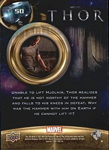Vista 2 de 2011 Thor Movie #50 Unable to lift Mjolnir
