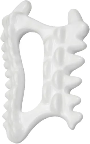 Vista 5 de Gua Sha corporal para celulitis y tonificación, herramienta de masaje corporal Gua Sha de cerámica, masajeador de drenaje linfático para aliviar