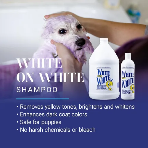 Vista 2 de Chris Christensen Champú Blanqueador White on White para Perros (1GAL)