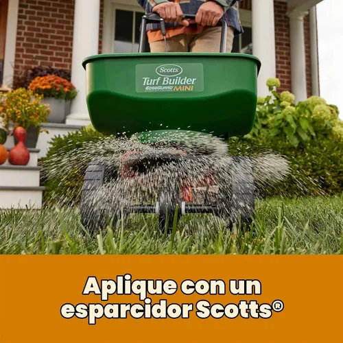 Vista 8 de Scotts Turf Builder WinterGuard Fall Weed & Feed3, Herbicida Plus Fertilizante de Otoño, 4,000 pies cuadrados, 11.43 libras. Weed Killer Plus