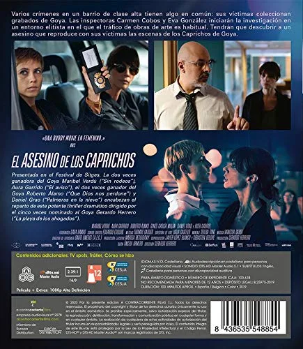 Vista 2 de The Goya Murders ( El asesino de los caprichos ) Blu-Ray, Reg.ABC Import - Spain