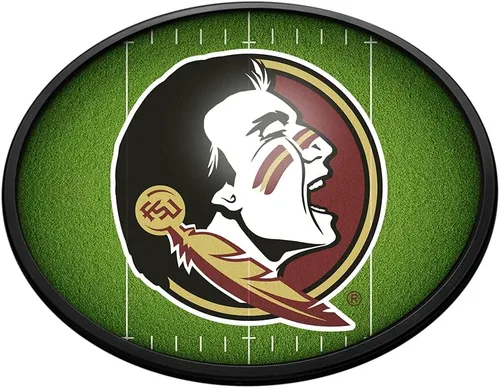 Vista 231 de The Fan-Brand NCAA Alabama Crimson Tide: Letrero de pared ovalado con luz – Decoración de fútbol, baloncesto, béisbol y deportes universitarios