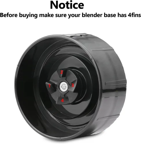 Vista 4 de Piezas de repuesto compatibles con Magic Bullet serie MB1001 de 250 W – Juego de accesorios de repuesto para licuadora prémium