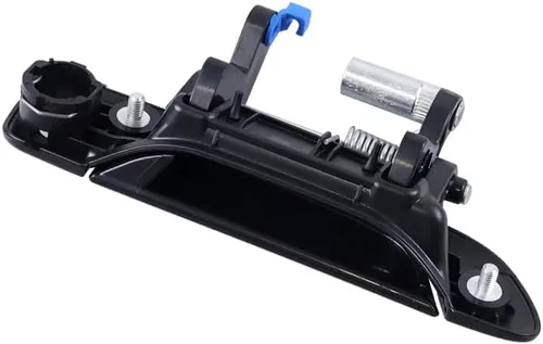 Vista 5 de Manija Exterior de Puerta Delantera y Trasera Negra Sin Pintar Compatible con Honda Civic 2001 2002 2003 2004 2005 (Delantera Izquierda)