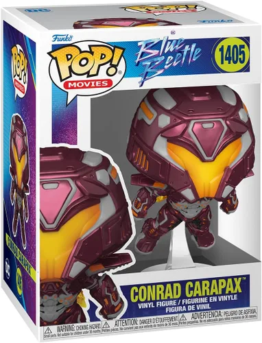 Vista 2 de Funko Pop! Movies: DC - Blue Beetle - Conrad Carapax - Figura de vinilo coleccionable - Idea de regalo - Productos oficiales - para niños y adultos