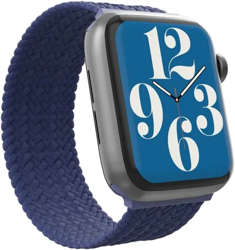 Vista 18 de ZAGG Gear4 - Correa elástica trenzada Solo Loop - SM - Verde bosque - Compatible con Apple Watch de 1.496 pulgadas, 1.575 pulgadas, 1.614 pulgadas