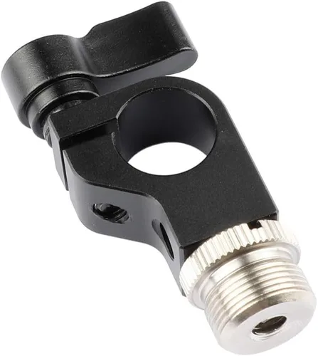 Vista 7 de CAMVATE Abrazadera de varilla de 0.591 in con conectores de tornillo de 5/8 "-27 para micrófono - 1938