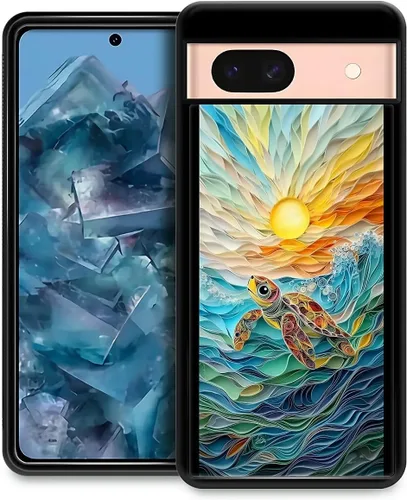 Vista 260 de Compatible con Google Pixel 4A 5G Mobile Case Creative Acrylic Back Panel Silicona Edge Case Slim Protección Especialmente para Google Pixel 4A 5G